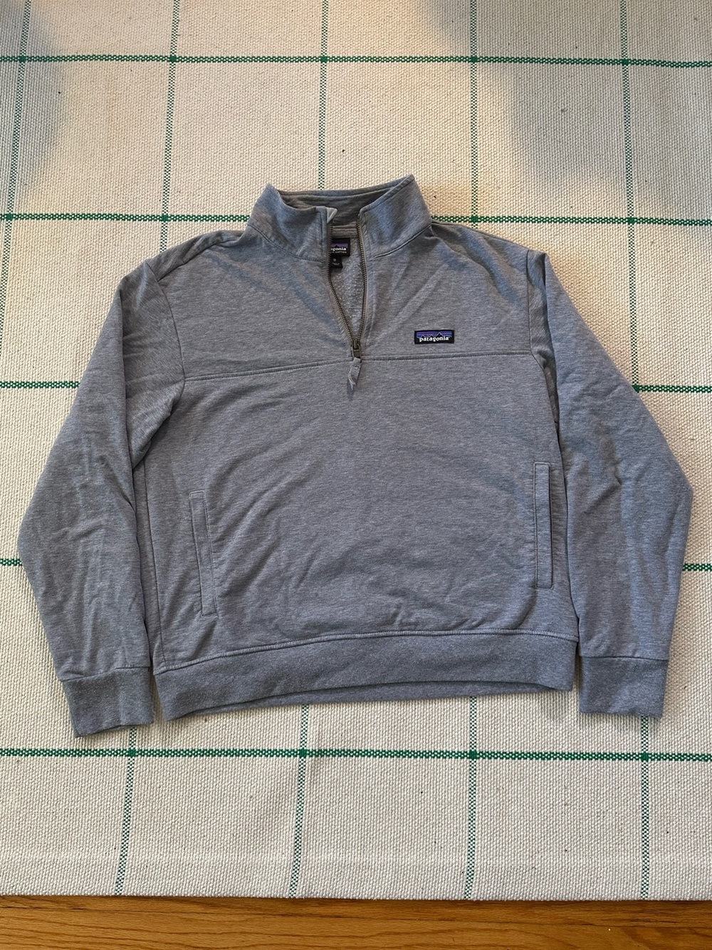 Patagonia Gray Quart Zip Sweatshirt